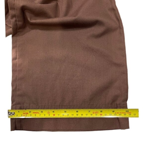URBANE SCRUBS Women's Uniform Pants Size Small Chocolate Brown Pockets Nurse EUC - Picture 5 of 10